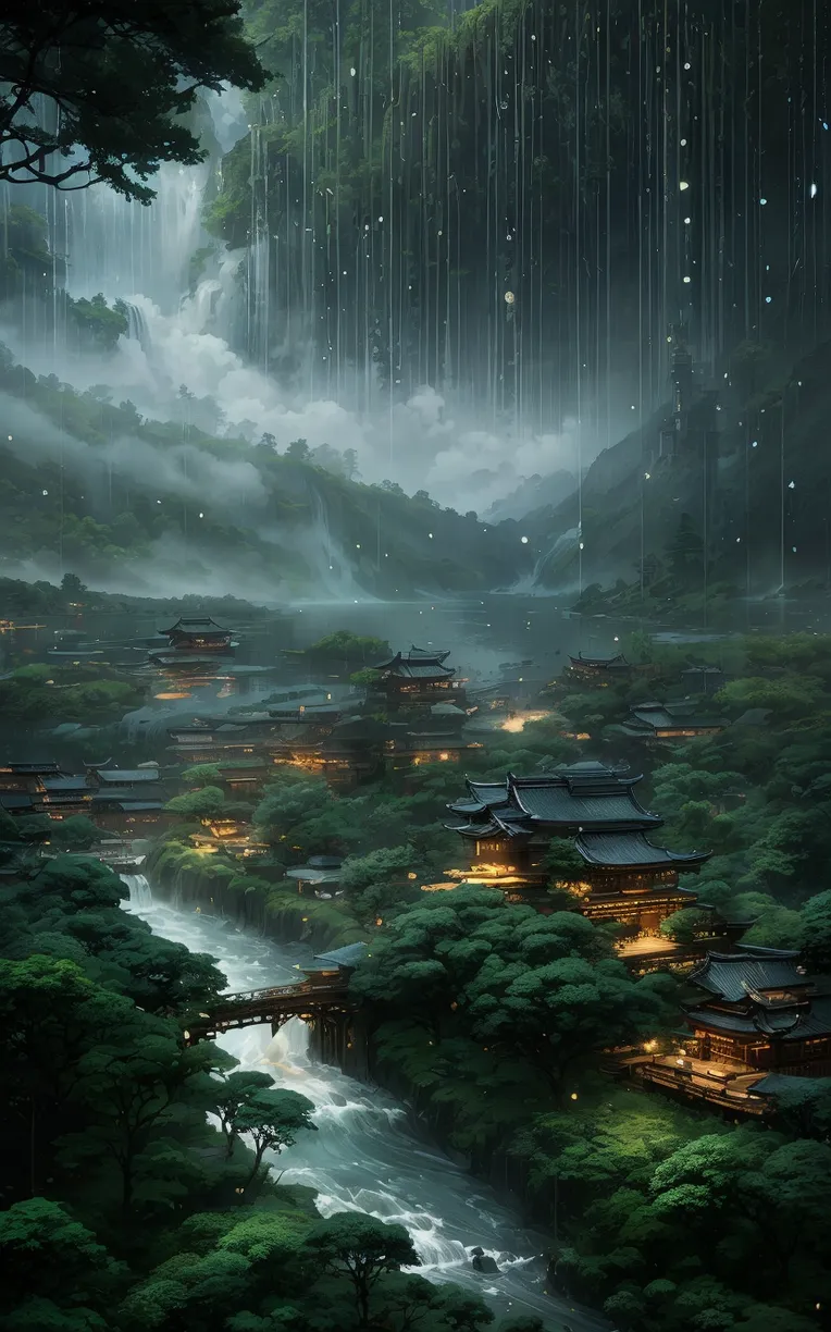 CGI style,Chinese Style,Anime Scene,LoRA,SDXL