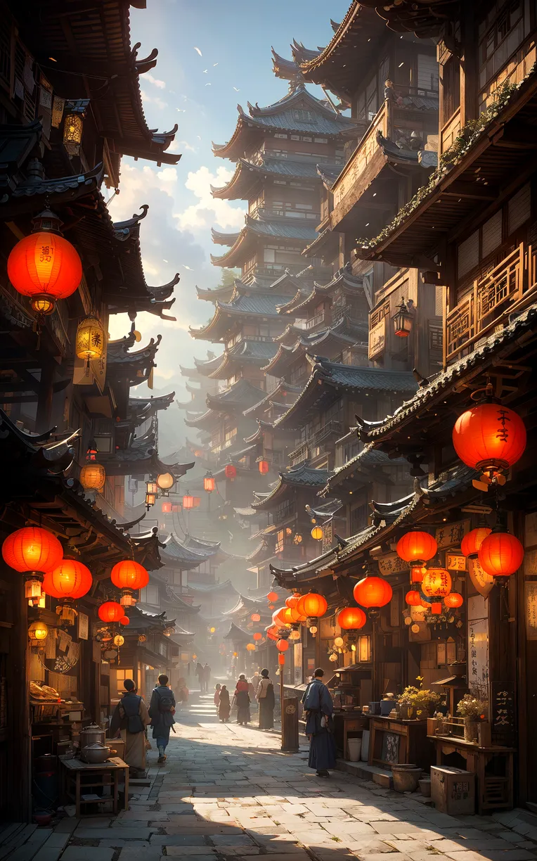 CGI style,Chinese Style,Anime Scene,LoRA,SDXL