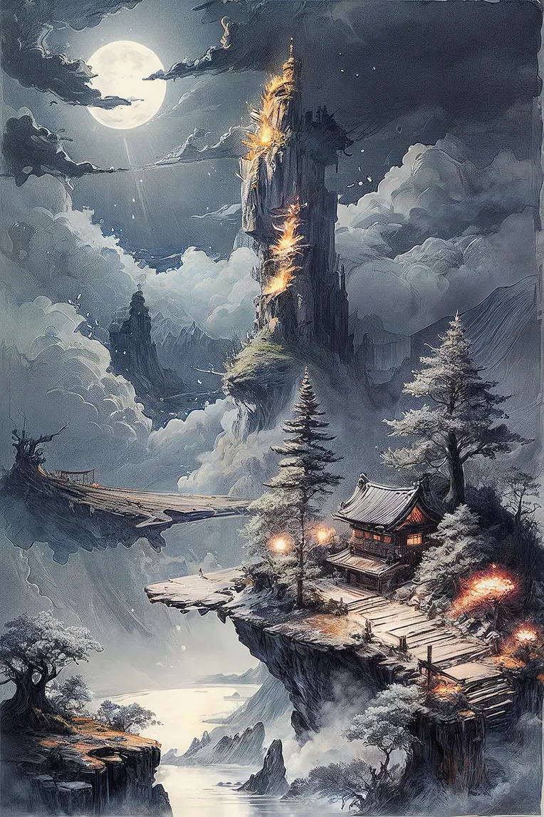 Chinese Style,Anime Scene,Space & Scene,LoRA,SD 1.5