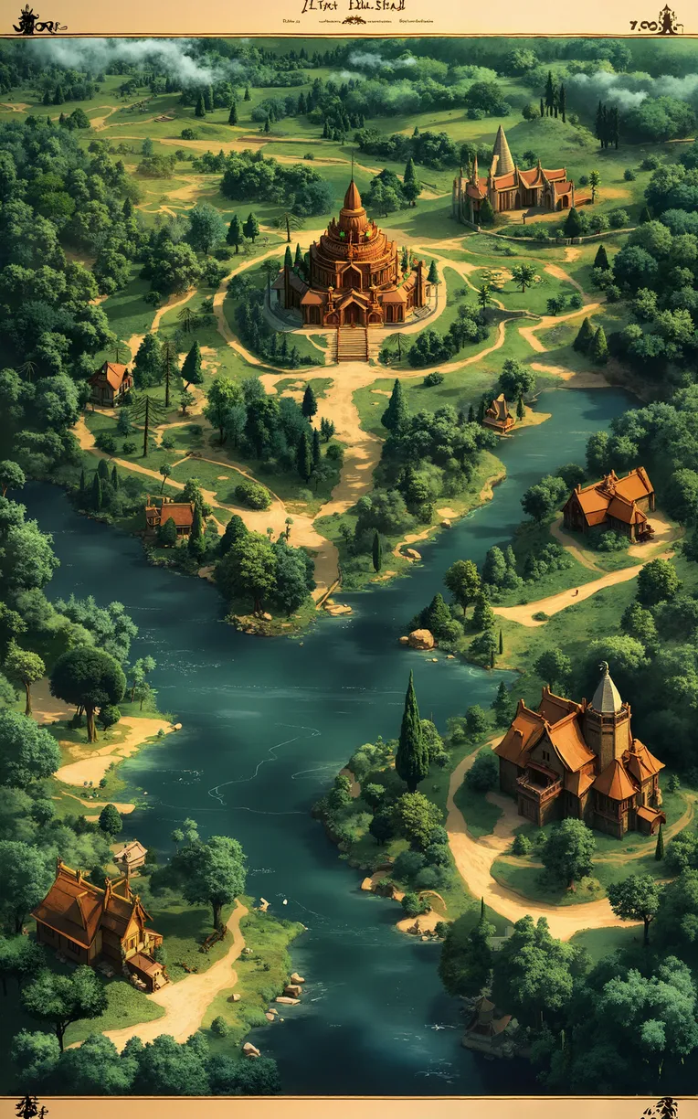 Traditional Painting Media,Building,Object Enhance,LoRA,SDXL