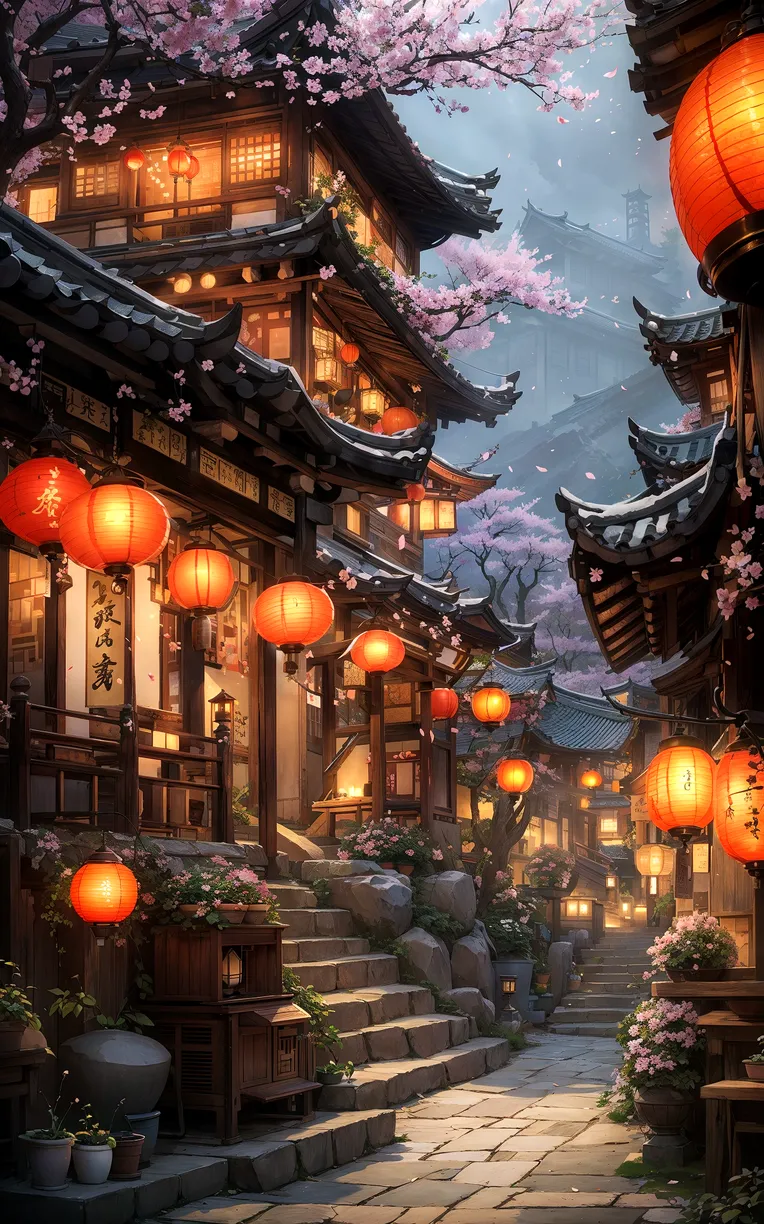 CGI style,Chinese Style,Anime Scene,LoRA,SDXL