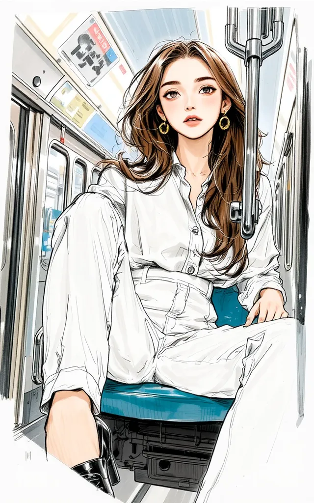 Traditional Painting Media,Girl,Style Boost,LoRA,FLUX.1