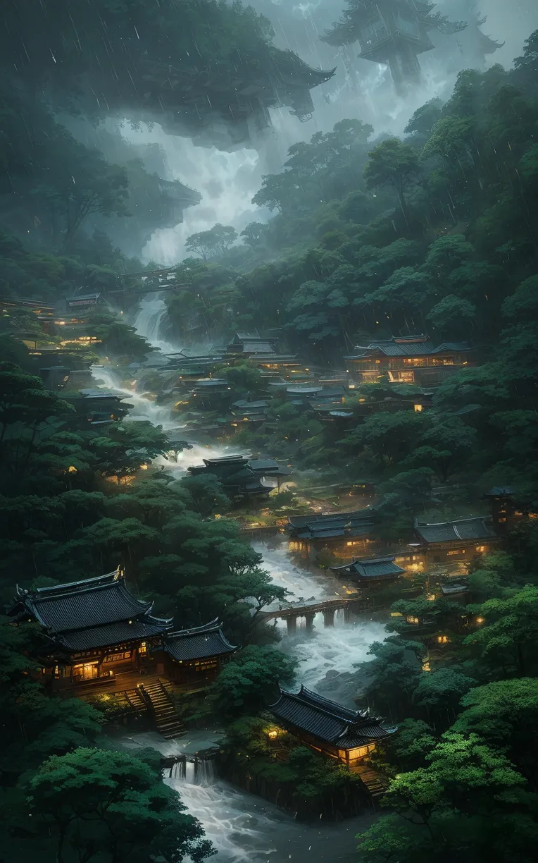 CGI style,Chinese Style,Anime Scene,LoRA,SDXL