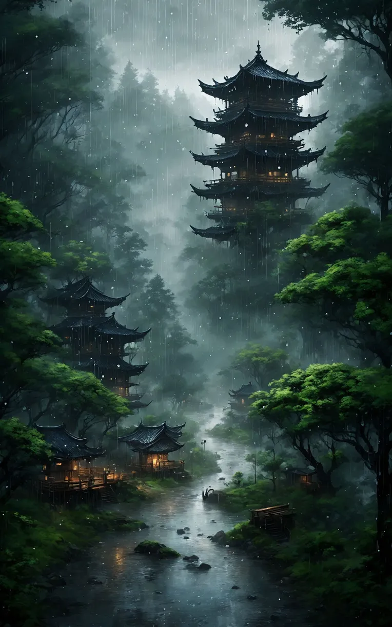 CGI style,Chinese Style,Anime Scene,LoRA,SDXL