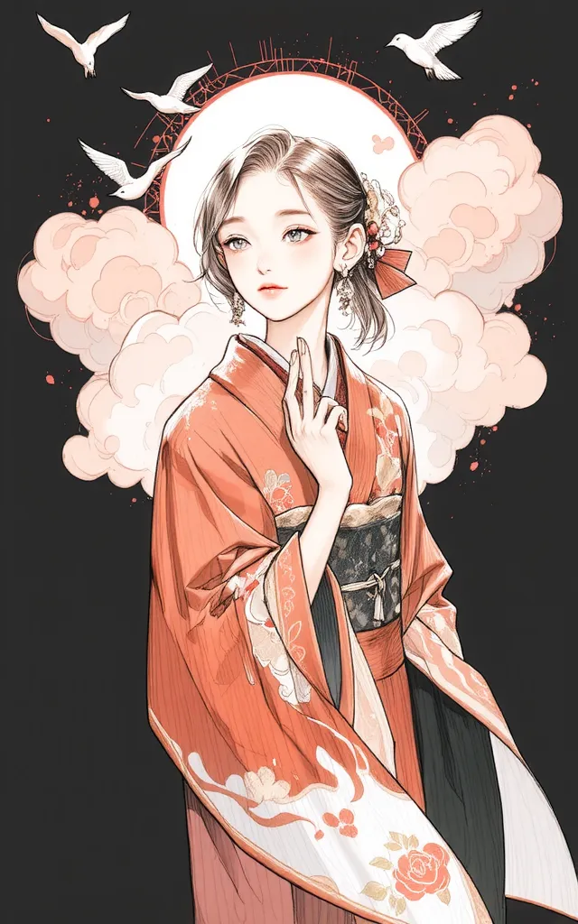 Traditional Painting Media,Girl,Style Boost,LoRA,FLUX.1