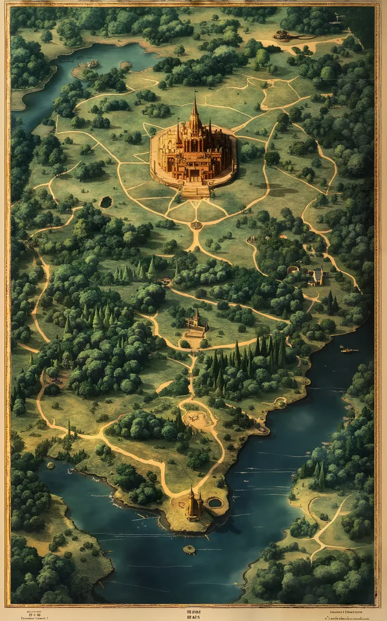 Traditional Painting Media,Building,Object Enhance,LoRA,SDXL