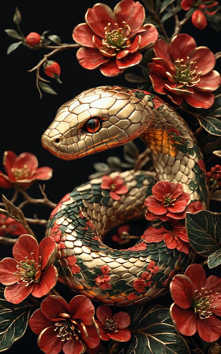 ⭐︎snakelion 様⭐︎ J_Xin Snake Welcomes New_Jinli Good Luck-LoRA-JA_-Shakker