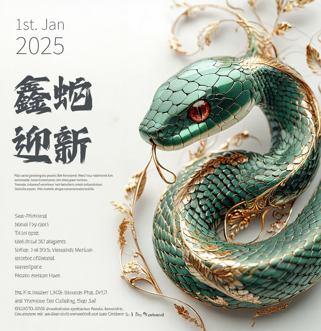 ⭐︎snakelion 様⭐︎ J_Xin Snake Welcomes New_Jinli Good Luck-LoRA-JA_-Shakker