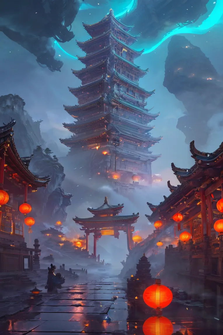 Anime,CGI style,Chinese Style,LoRA,SD 1.5