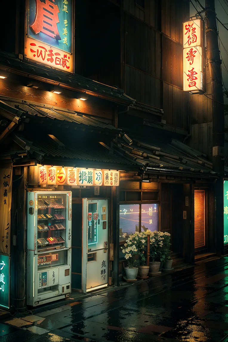 Anime,Anime Scene,Building,LoRA,SD 1.5