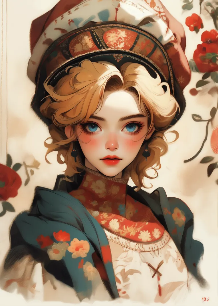 Anime Style,Hand-Drawn,Girl,LoRA,SD 1.5