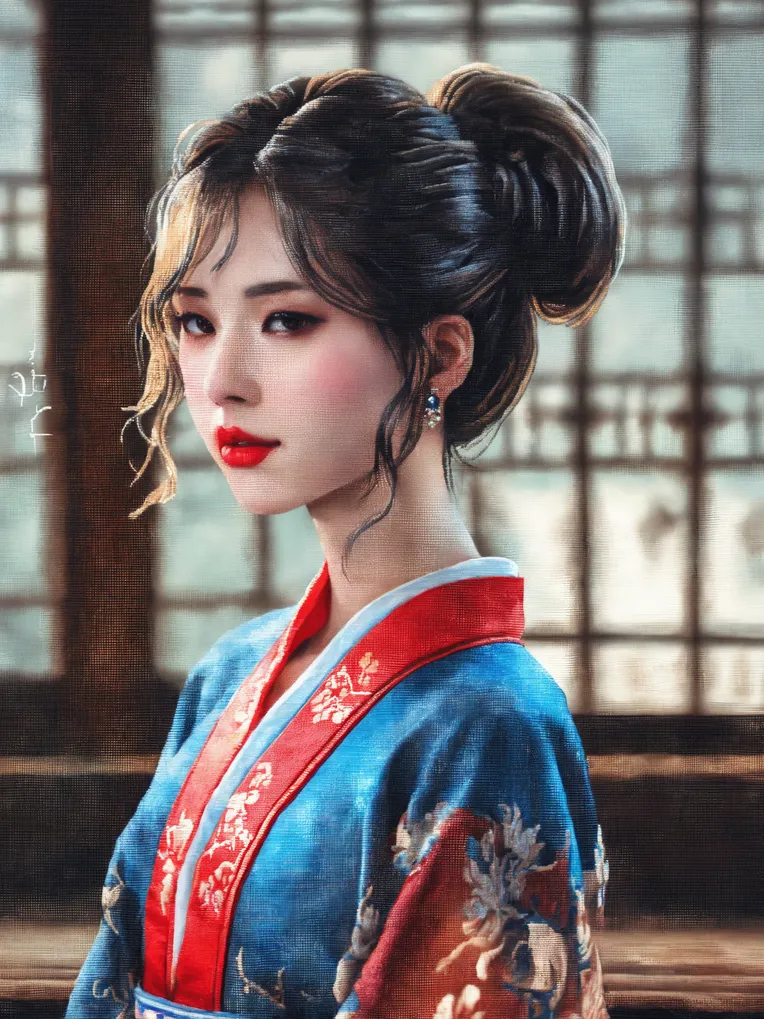 Traditional Painting Media,Girl,Style Boost,Checkpoint,SDXL