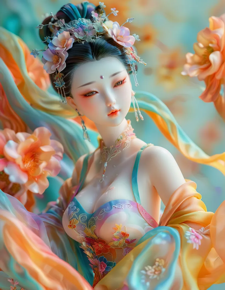 CGI style,Girl,Style Boost,LoRA,SDXL