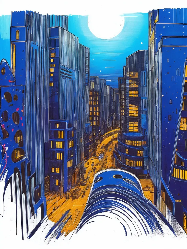 Flat Illustration,Building,Style Boost,LoRA,SD 1.5