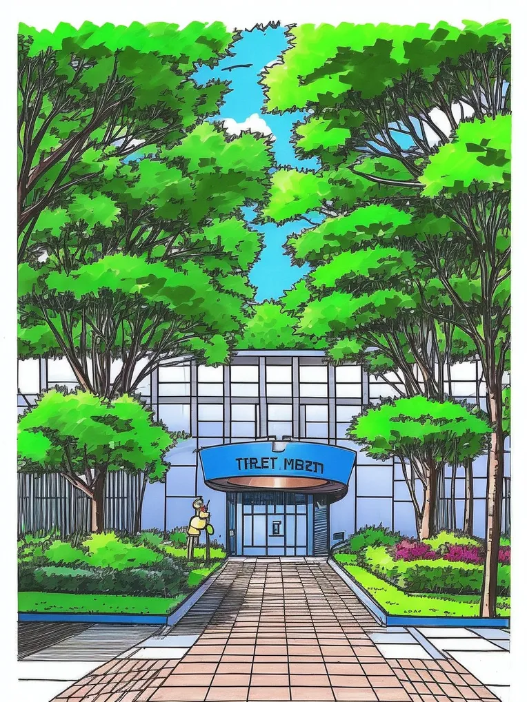 Flat Illustration,Building,Style Boost,LoRA,SD 1.5