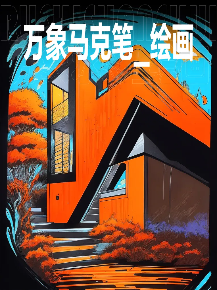 Flat Illustration,Building,Style Boost,LoRA,SD 1.5