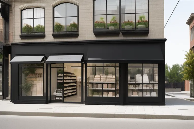 Minimalist Small Retail Store Facade Design_V1-LoRA-309726576-Shakker