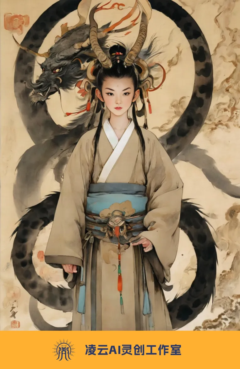 Chinese Style,Traditional Painting Media,Girl,LoRA,SD 1.5