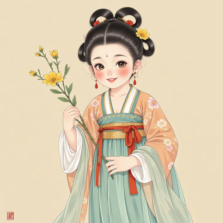 Traditional Painting Media,Girl,Style Boost,LoRA,FLUX.1