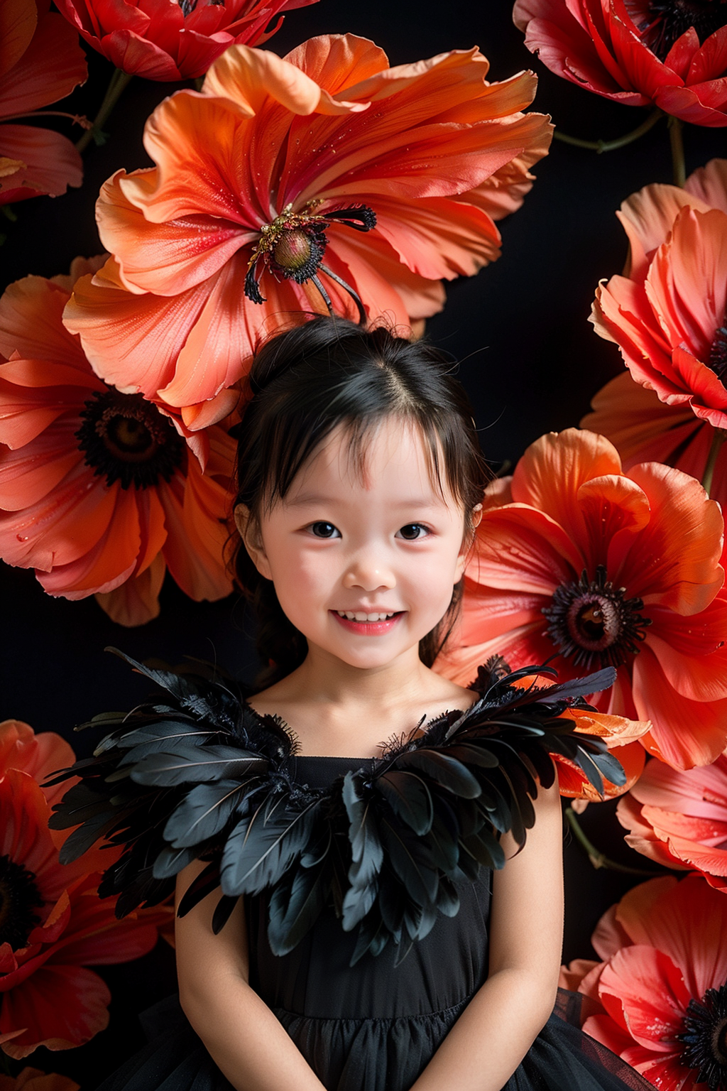 Red flower mujired