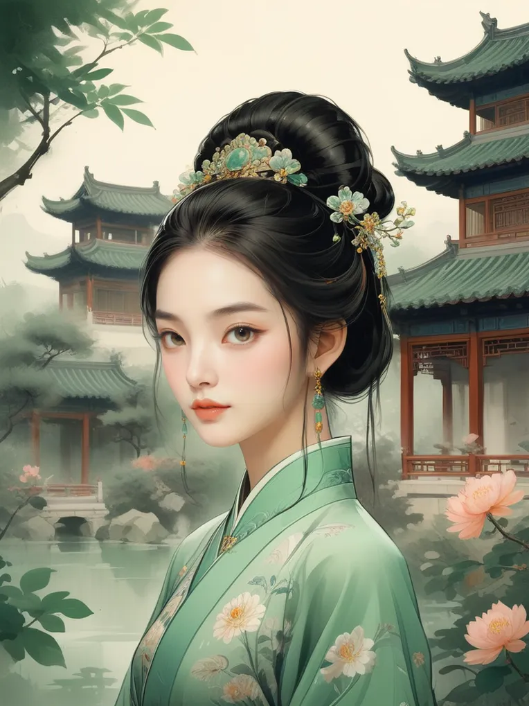 Chinese Style,Anime Style,Girl,LoRA,SD 1.5