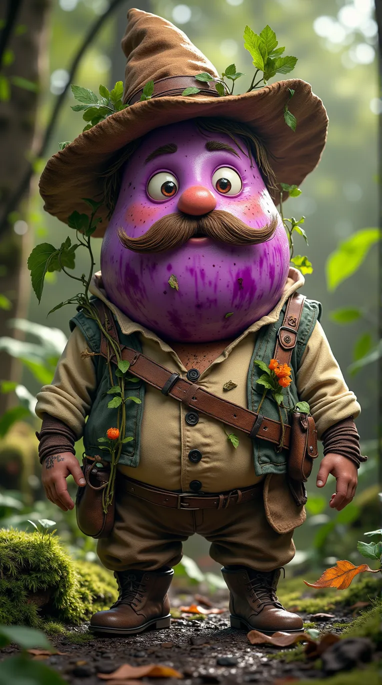 CGI style,Composition Control,Plant,LoRA,FLUX.1