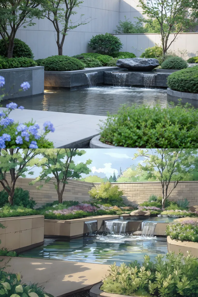 Hand-Drawn,Landscape Design,Space & Scene,LoRA,SD 1.5