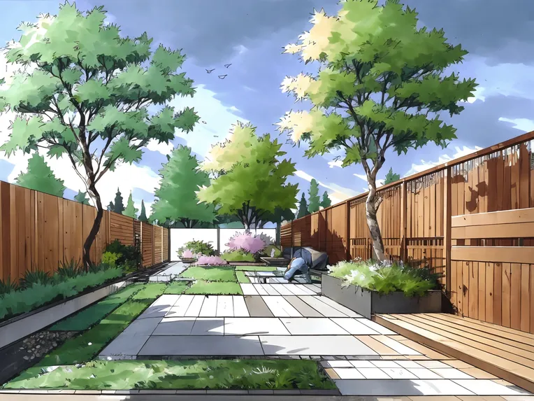 Hand-Drawn,Landscape Design,Space & Scene,LoRA,SD 1.5
