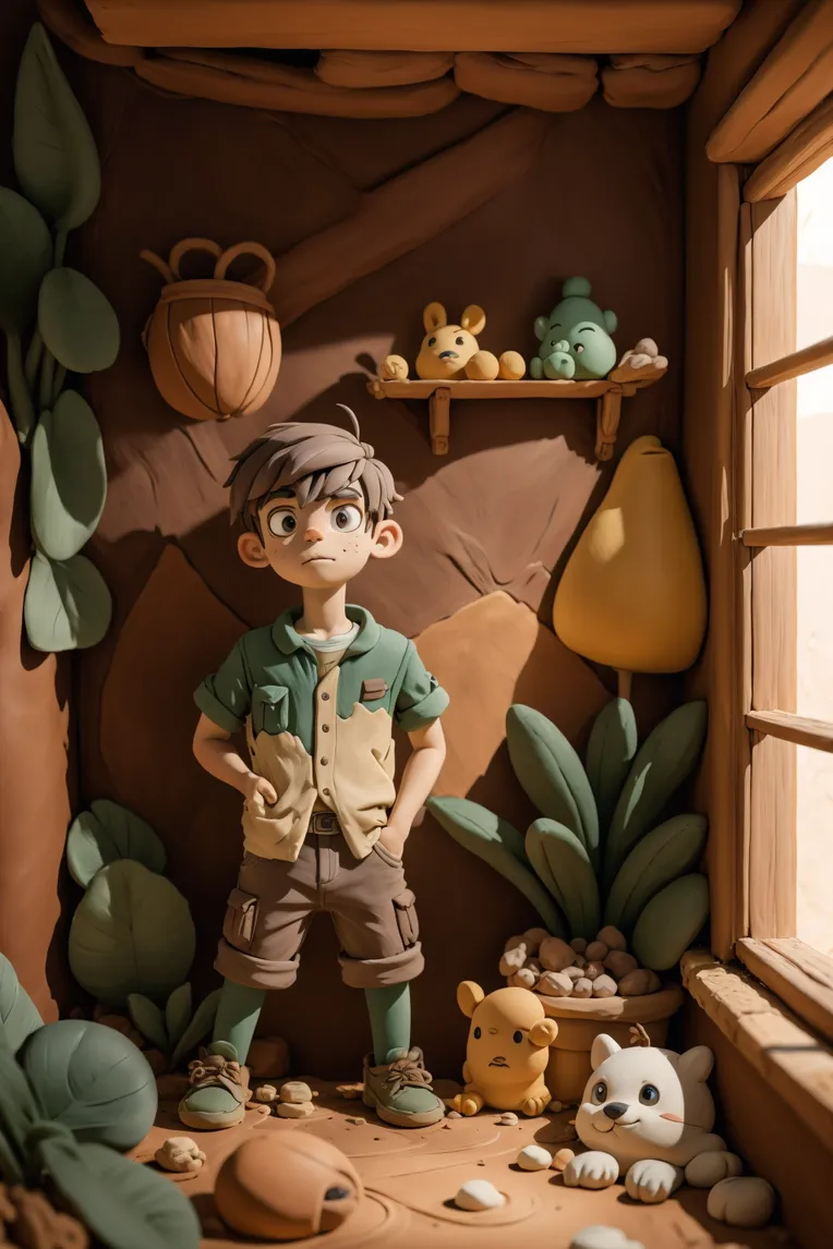 Cartoon style,Digital Painting Media,Boy,LoRA,SD 1.5