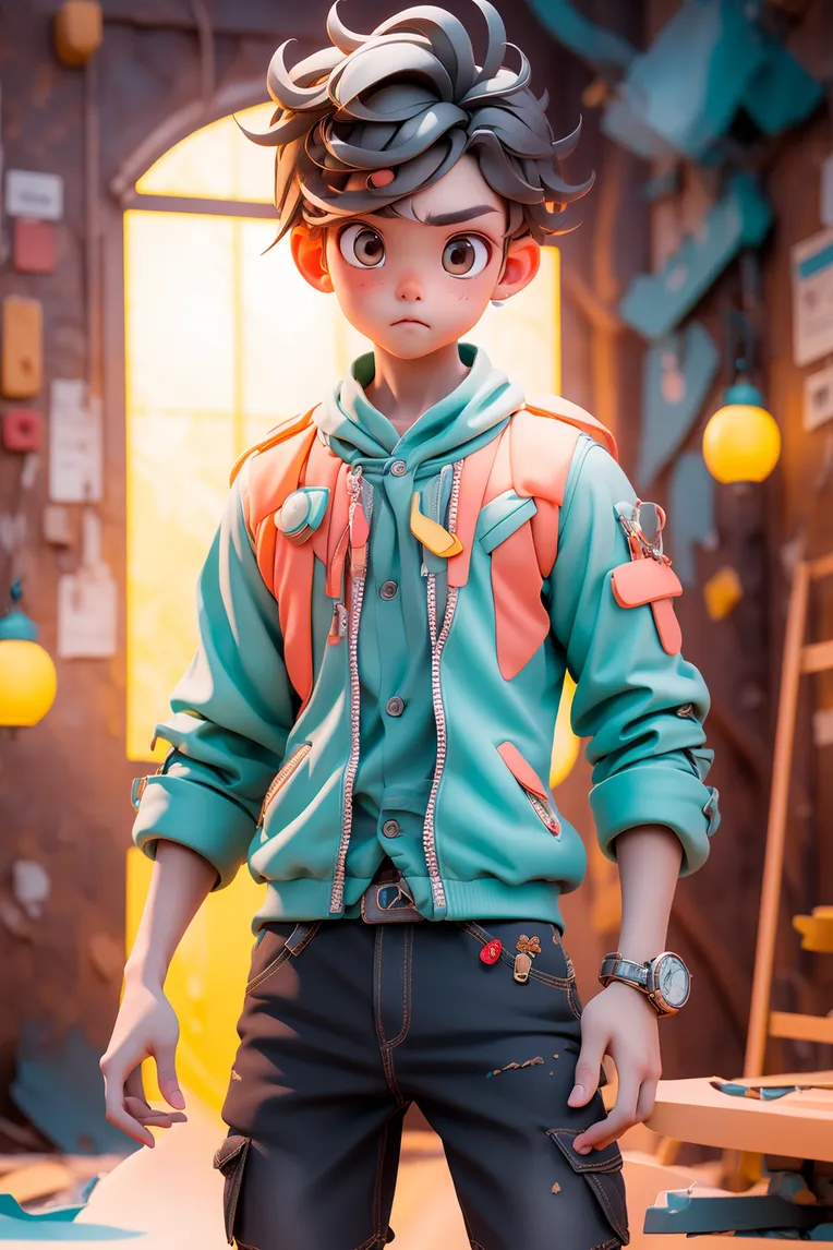 Cartoon style,Digital Painting Media,Girl,LoRA,SD 1.5