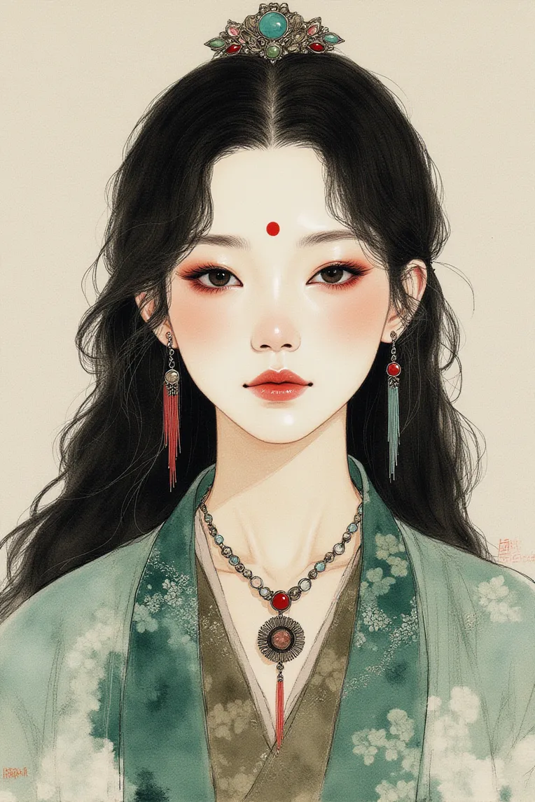 Chinese Style,Traditional Painting Media,Boy,LoRA,FLUX.1