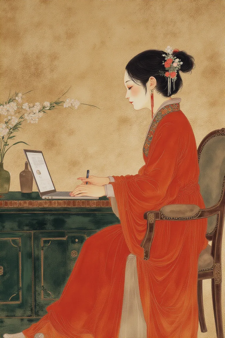 Chinese Style,Traditional Painting Media,Boy,LoRA,FLUX.1