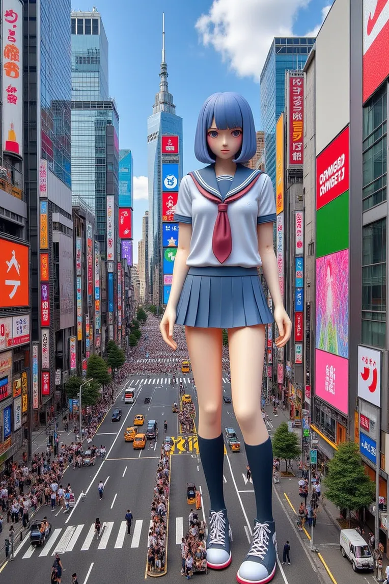 CGI style,Anime Style,Girl,LoRA,FLUX.1