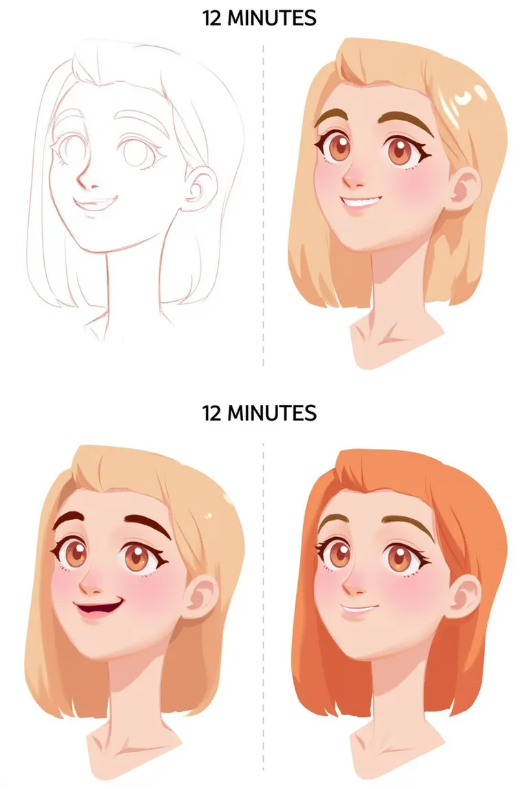 Anime Style,Girl,Composition Control,LoRA,FLUX.1