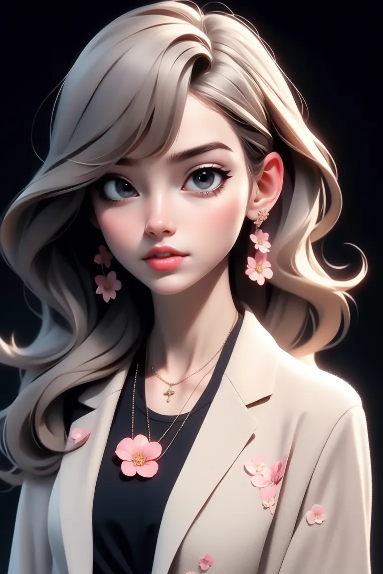 Cartoon style,Digital Painting Media,Girl,LoRA,SD 1.5