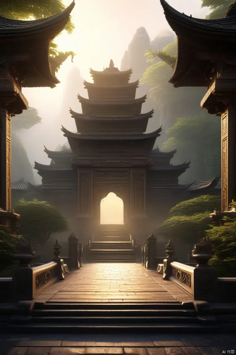 CGI style,Chinese Style,Anime Scene,LoRA,HunyuanDiT v1.2