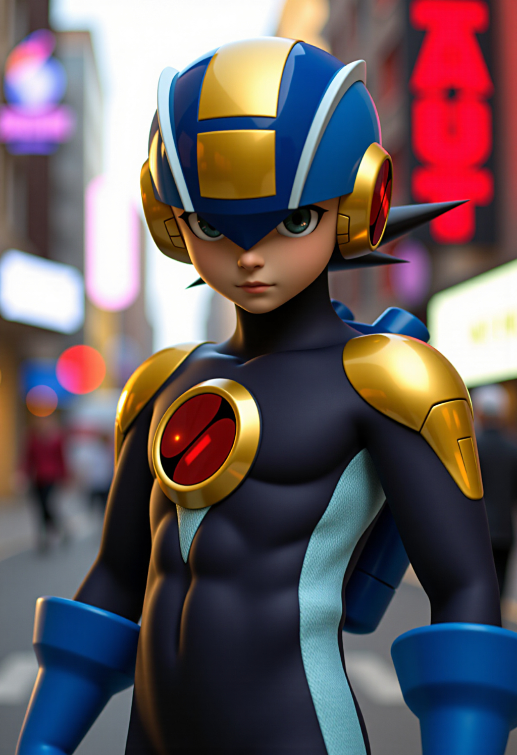 Megaman EXE-FLUX-PAseer-LoRA-PAseer-Shakker
