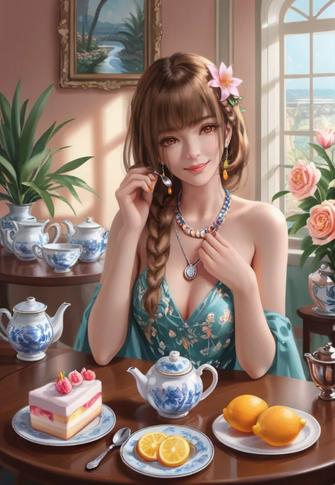 CGI style,Anime Style,Girl,LoRA,SDXL