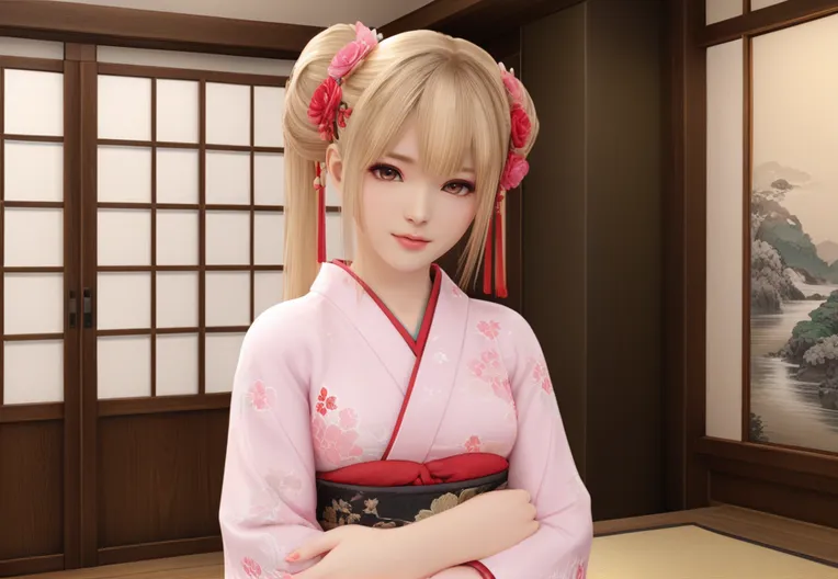 CGI style,Anime Character,Girl,LoRA,SDXL