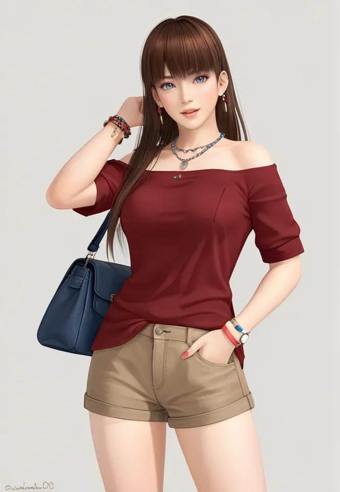 CGI style,Anime Character,Girl,LoRA,SDXL