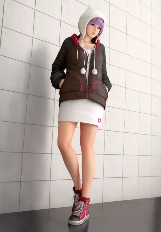 DOA Awards _ Purple Thunder Female Ninja - Ayane-LoRA-cowcat-Shakker