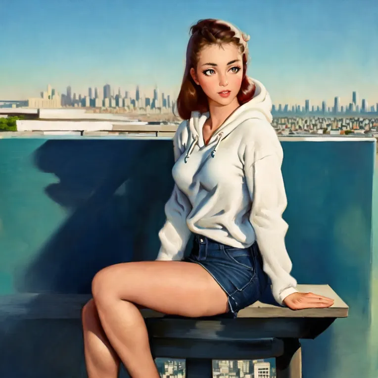 Classic Painting,Traditional Painting Media,Girl,LoRA,SD 1.5