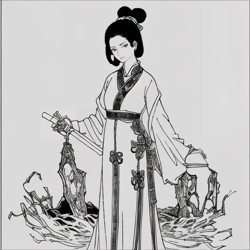 Chinese Style,Traditional Painting Media,Girl,LoRA,SD 1.5