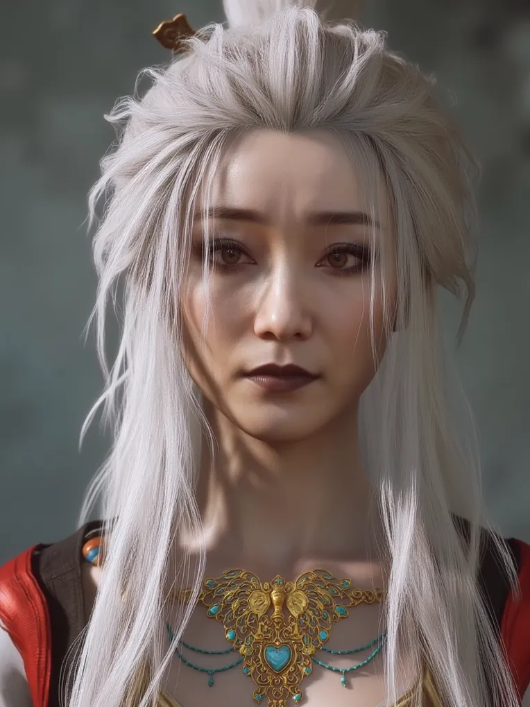 CGI style,Girl,Game Icon & Prop Design,LoRA,FLUX.1