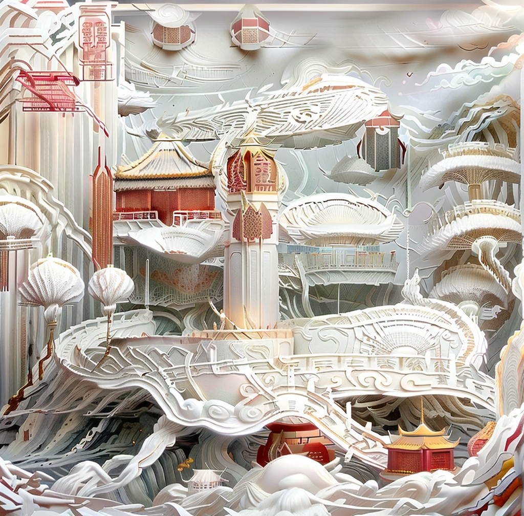AI绘画-国风山水-8888-AI绘图-LiblibAI