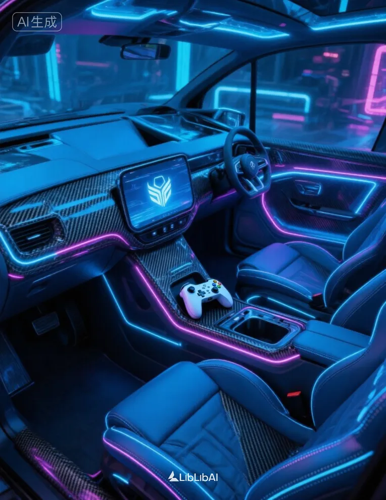 Qwen Image-Interior Design Of The Car-LoRA-JACKRICHS-Shakker