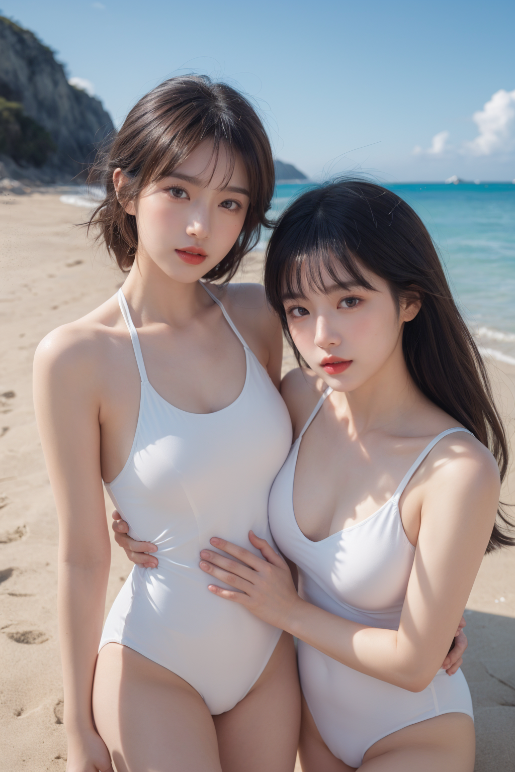 Enhancing pure texture realist - two sexy goddesses 1.0