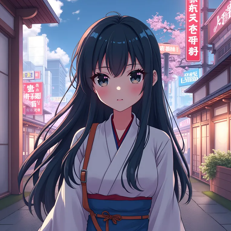 Anime Character,Girl,Composition Control,Workflow,