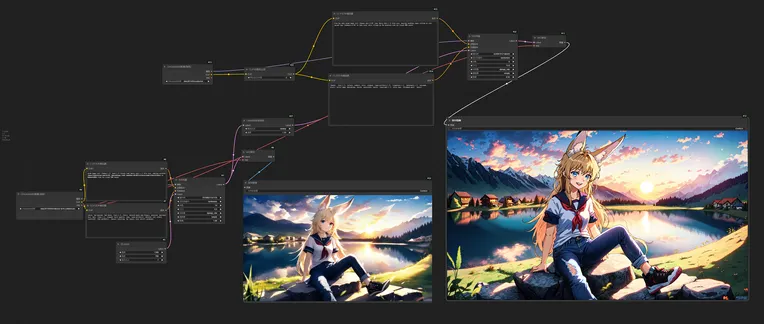 Amplifying the Latent Space of Different Prompt Models-Workflow ...