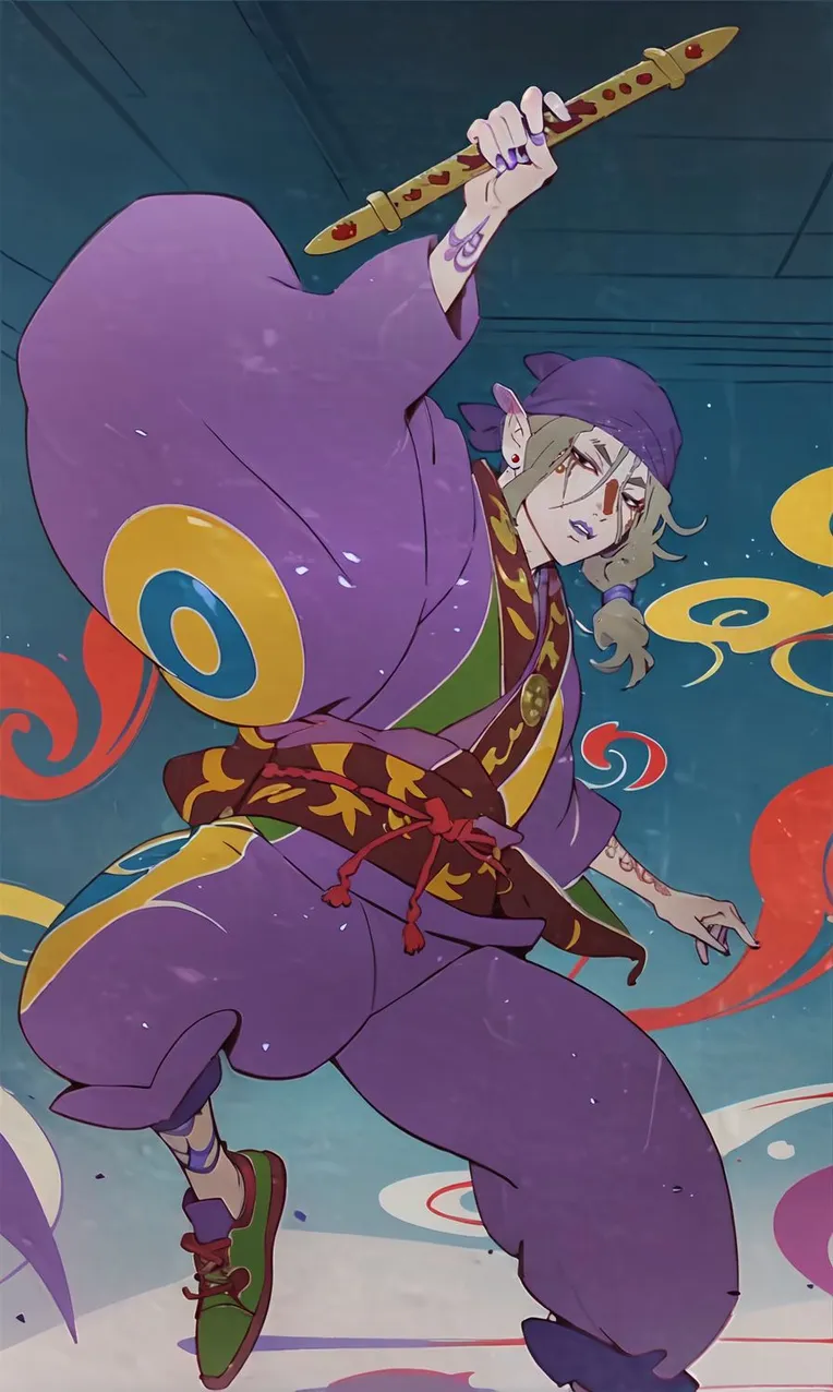 Anime,Anime Character,Hand-Drawn,LoRA,SD 1.5